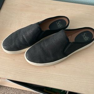 Black slip on sneaker
